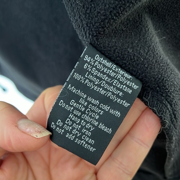 Mens Audi 2XL Black Nylon Fleece Lined Vest Jacket - Picture 7 of 7